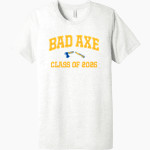 BAD AXE HIGH SCHOOL HATCHETS <span class="pdp-name-mascot">BAD AXE HATCHETS</span> BELLA+CANVAS Unisex Triblend Short Sleeve Tee Front Thumbnail