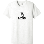 BLOOMING GROVE HIGH SCHOOL LIONS <span class="pdp-name-mascot">BLOOMING GROVE LIONS</span> BELLA+CANVAS Unisex Triblend Short Sleeve Tee Front Thumbnail