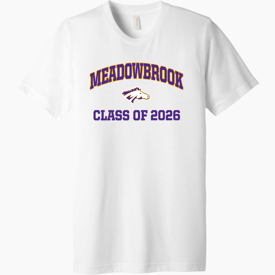 MEADOWBROOK ACADEMY MUSTANGS BELLA+CANVAS Unisex Triblend Short Sleeve Tee