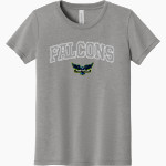 FOOTHILLS FALCONS <span class="pdp-name-mascot">FOOTHILLS MIDDLE SCHOOL FALCONS</span> Bella+Canvas Youth Triblend SS Tee Front Thumbnail