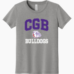 BEMENT MIDDLE SCHOOL BULLDOGS <span class="pdp-name-mascot">BEMENT BULLDOGS</span> Bella+Canvas Youth Triblend SS Tee Front Thumbnail