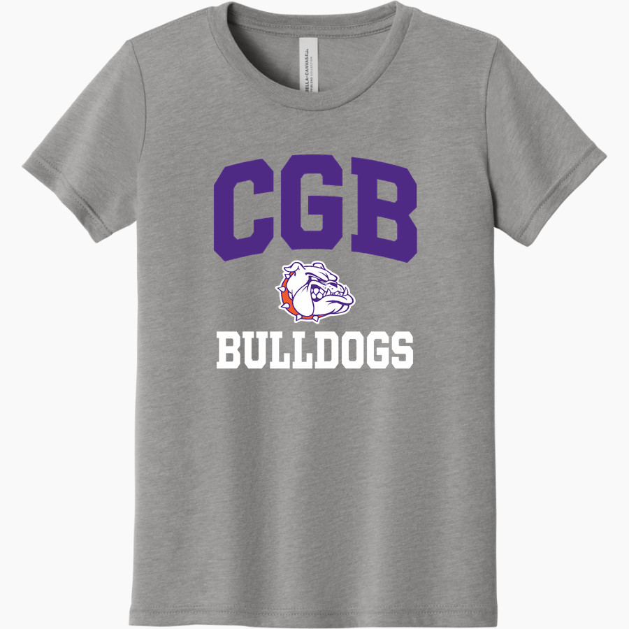 BEMENT MIDDLE SCHOOL BULLDOGS <span class="pdp-name-mascot">BEMENT BULLDOGS</span> Bella+Canvas Youth Triblend SS Tee