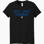 CRETE-MONEE HIGH SCHOOL WARRIORS <span class="pdp-name-mascot">CRETE - MONEE WARRIORS</span> Bella+Canvas Youth Triblend SS Tee Front Thumbnail