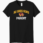 Au Gres-Sims HIGH SCHOOL WOLVERINES <span class="pdp-name-mascot">AU GRES - SIMS WOLVERINES</span> Bella+Canvas Youth Triblend SS Tee Front Thumbnail