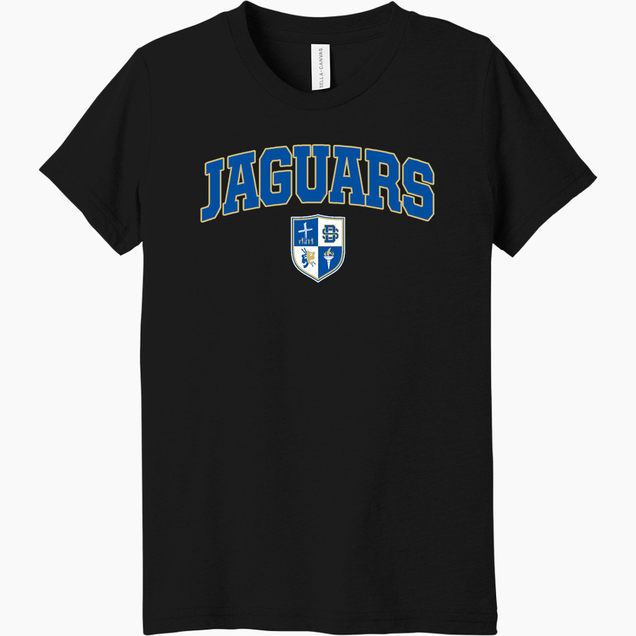 Divine Savior Academy Jaguars <span class="pdp-name-mascot">Divine Savior Academy Jaguars</span> Bella+Canvas Youth Triblend SS Tee