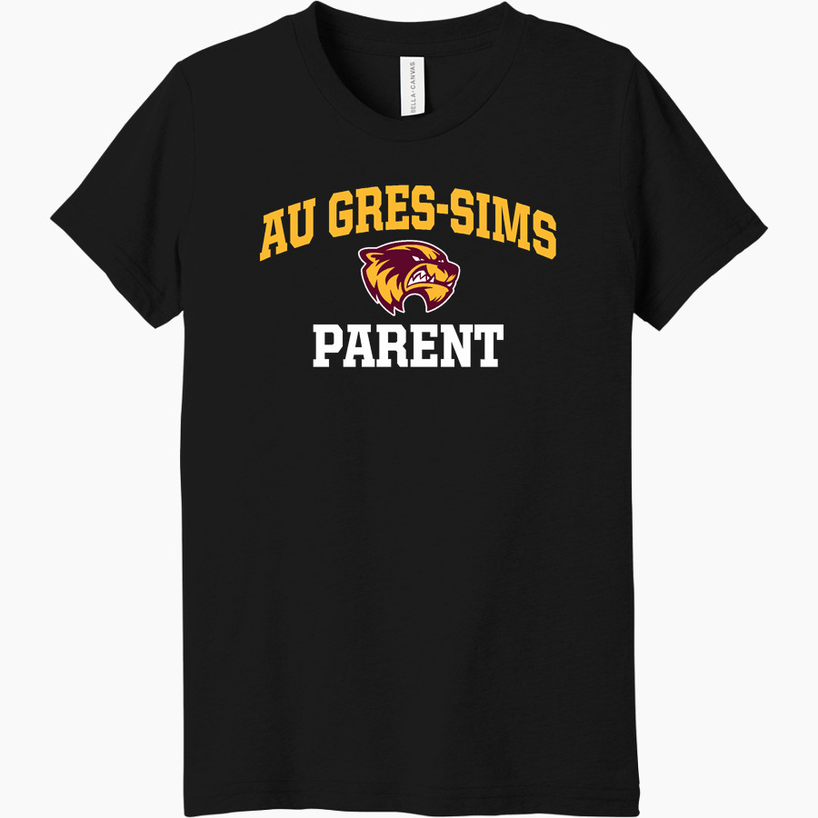 Au Gres-Sims HIGH SCHOOL WOLVERINES <span class="pdp-name-mascot">AU GRES - SIMS WOLVERINES</span> Bella+Canvas Youth Triblend SS Tee
