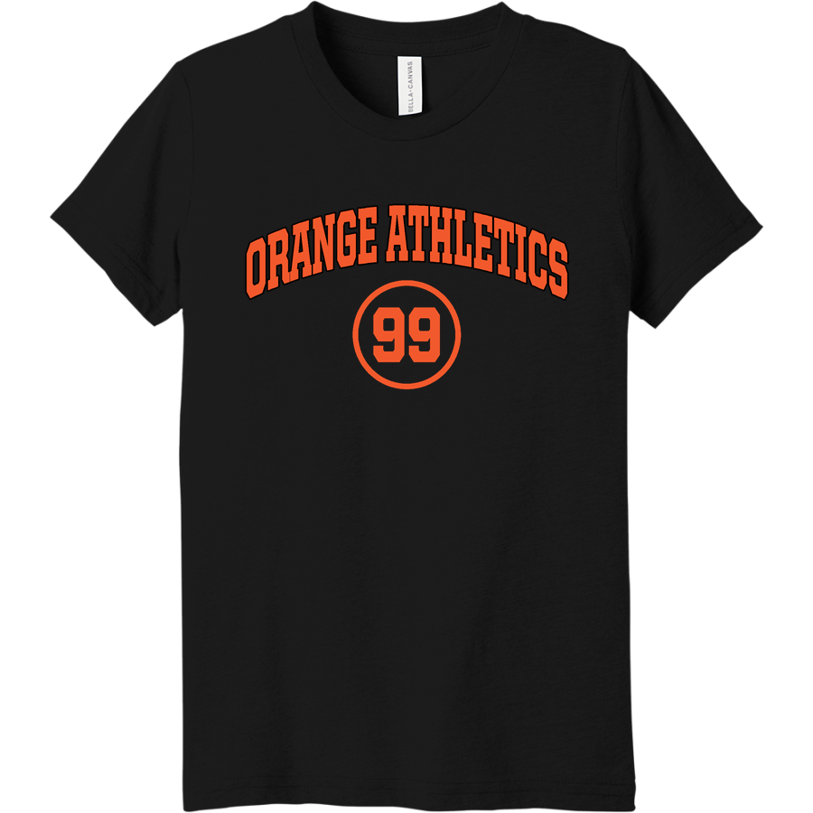 Orange Athletics INDIAN LAKE LONG LAKE <span class="pdp-name-mascot">INDIAN LAKE CENTRAL SCHOOL</span> BELLA+CANVAS Youth Triblend SS Tee
