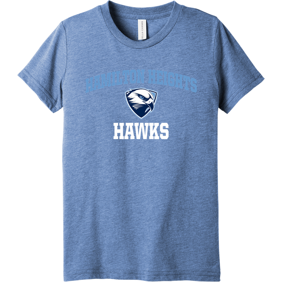 Hamilton Heights Hawks <span class="pdp-name-mascot">Hamilton Heights Christian Academy Hawks</span> BELLA+CANVAS Youth Triblend SS Tee