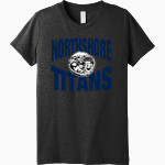 Northshore Titans Online Store <span class="pdp-name-mascot">Northshore Titans</span> Bella+Canvas Youth Triblend SS Tee Front Thumbnail