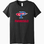 PARAGOULD HIGH SCHOOL RAMS Bella+Canvas Youth Triblend SS Tee Front Thumbnail