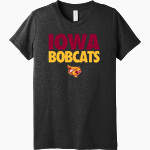 Iowa Bobcats Bella+Canvas Youth Triblend SS Tee Front Thumbnail