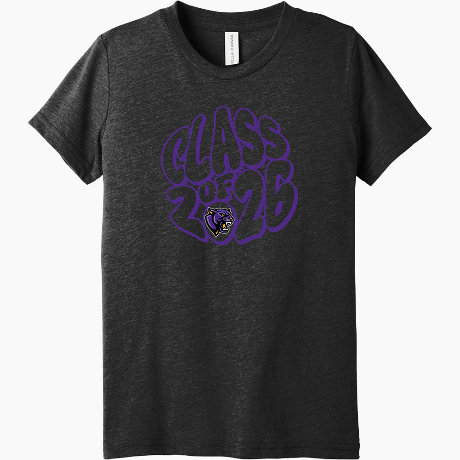 Logan-magnolia Community Panthers <span class="pdp-name-mascot">Logan-magnolia Community Panthers</span> Bella+Canvas Youth Triblend SS Tee