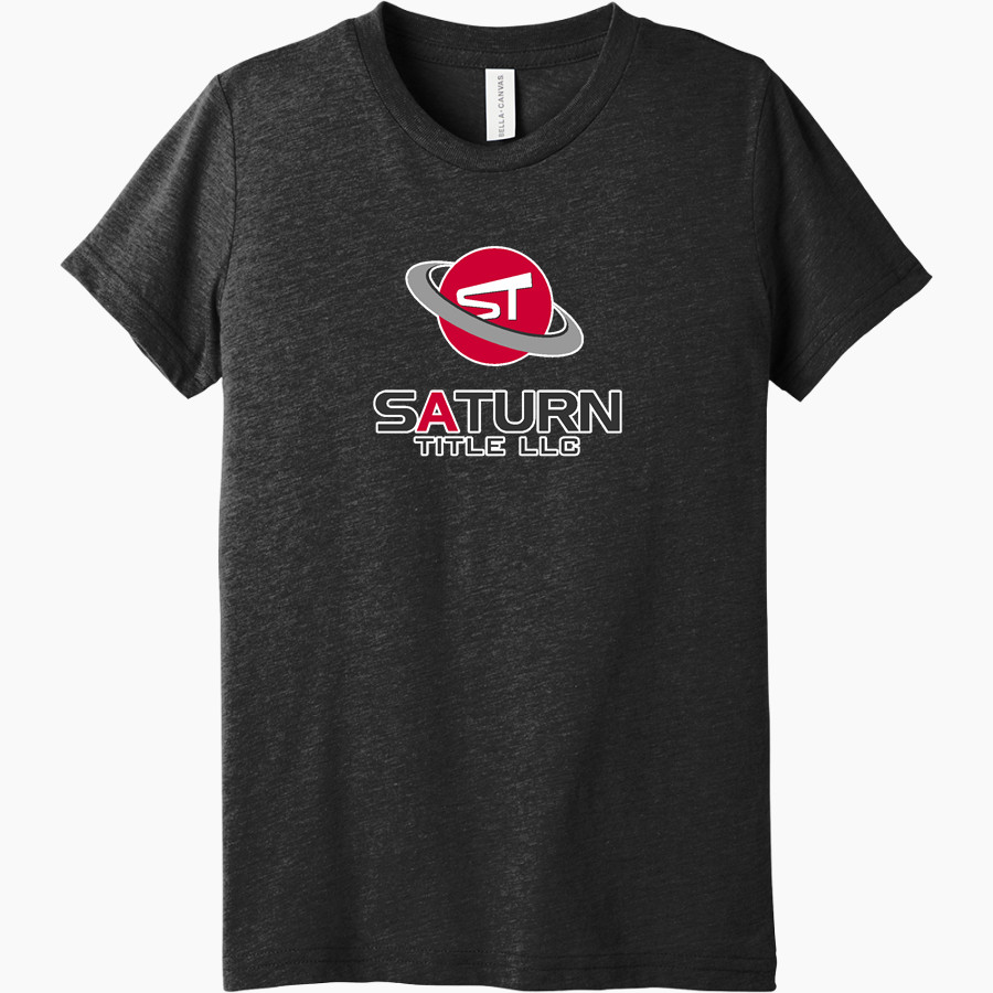 Saturn Title LLC Saturn Title <span class="pdp-name-mascot">Saturn Title LLC</span> Bella+Canvas Youth Triblend SS Tee