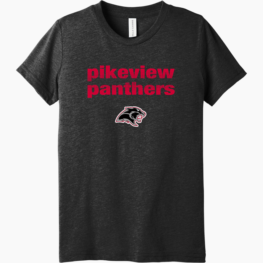 PIKEVIEW HIGH SCHOOL PANTHERS <span class="pdp-name-mascot">PIKEVIEW PANTHERS</span> Bella+Canvas Youth Triblend SS Tee