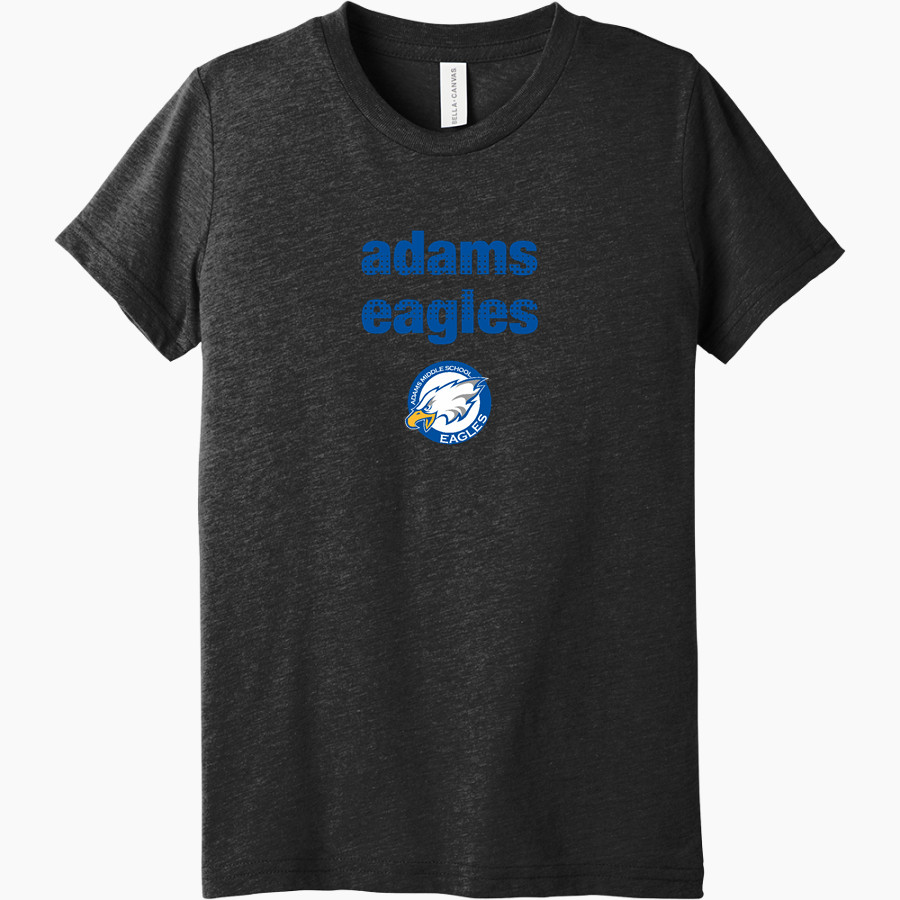 Adams Eagles <span class="pdp-name-mascot">Adams Eagles</span> Bella+Canvas Youth Triblend SS Tee