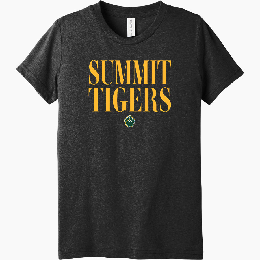 <span class="pdp-name-mascot">Summit Tigers</span> Bella+Canvas Youth Triblend SS Tee
