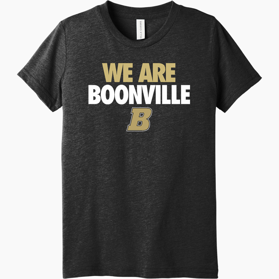 Boonville Pioneers <span class="pdp-name-mascot">Boonville Pioneers</span> Bella+Canvas Youth Triblend SS Tee