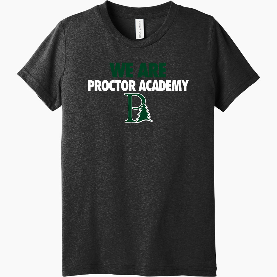 PROCTOR ACADEMY HORNETS <span class="pdp-name-mascot">PROCTOR ACADEMY HORNETS</span> Bella+Canvas Youth Triblend SS Tee