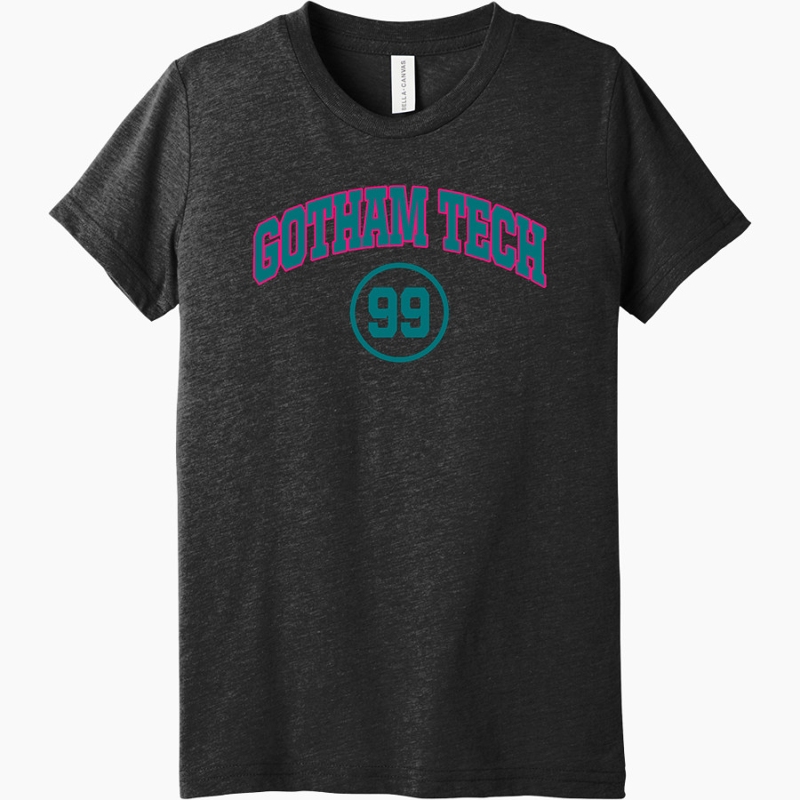 Gotham Tech Gargoyles <span class="pdp-name-mascot">Gotham Tech High School Gargoyles</span> Bella+Canvas Youth Triblend SS Tee