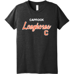 CAPROCK HIGH SCHOOL LONGHORNS <span class="pdp-name-mascot">CAPROCK LONGHORNS</span> Bella+Canvas Youth Triblend SS Tee Front Thumbnail
