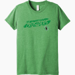 ST BERNARD'S ACADEMY CRUSADERS Bella+Canvas Youth Triblend SS Tee Front Thumbnail