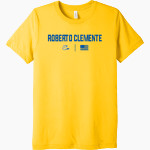ROBERTO CLEMENTE HIGH SCHOOL WILDCATS <span class="pdp-name-mascot">ROBERTO CLEMENTE WILDCATS</span> BELLA+CANVAS Unisex Triblend Short Sleeve Tee Front Thumbnail