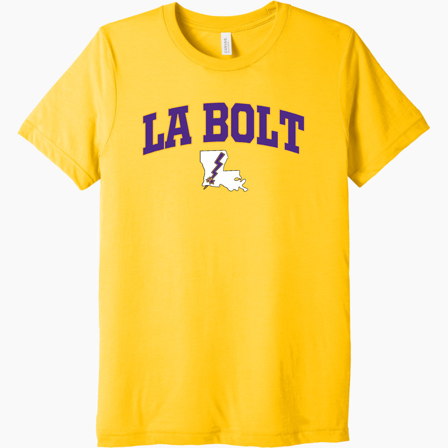 LA Bolt Baseball LA Bolt Baseball <span class="pdp-name-mascot">LA Bolt Baseball</span> BELLA+CANVAS Unisex Triblend Short Sleeve Tee
