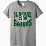 St. Michael Gators <span class="pdp-name-mascot">St. Michael Catholic School Gators</span> Bella+Canvas Youth Triblend SS Tee Front Thumbnail
