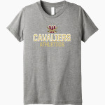 Walsh Cavaliers Bella+Canvas Youth Triblend SS Tee Front Thumbnail