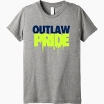 Ocean State Outlaws Outlaws Bella+Canvas Youth Triblend SS Tee Front Thumbnail
