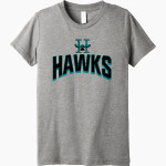 Highland Hawks <span class="pdp-name-mascot">Highland Hawks</span> Bella+Canvas Youth Triblend SS Tee Front Thumbnail