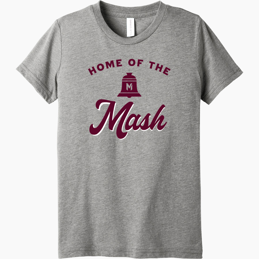 Mash Athletics <span class="pdp-name-mascot">Minnesota Mash Baseball Club</span> Bella+Canvas Youth Triblend SS Tee