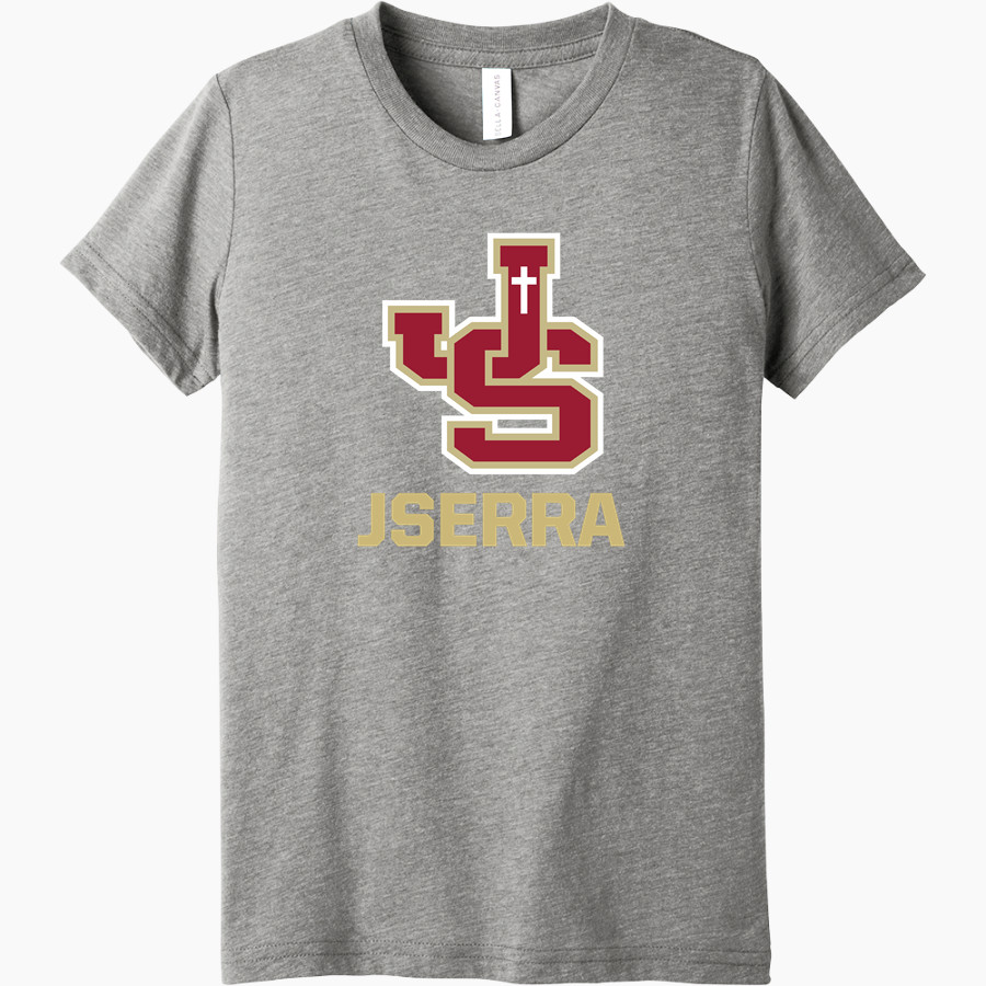 JSERRA CATHOLIC HIGH SCHOOL LIONS <span class="pdp-name-mascot">J SERRA LIONS</span> Bella+Canvas Youth Triblend SS Tee