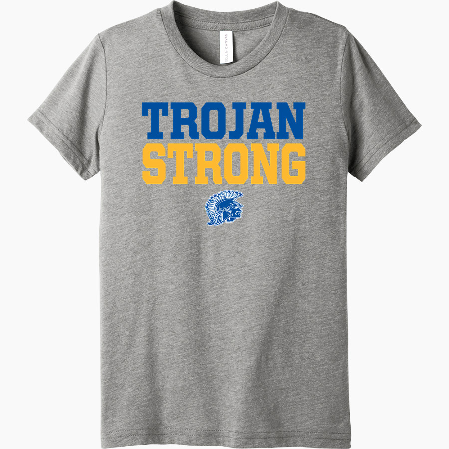 Tichenor Middle School Trojans <span class="pdp-name-mascot">Tichenor Middle School Trojans</span> Bella+Canvas Youth Triblend SS Tee