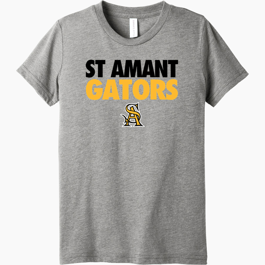 ST AMANT HIGH SCHOOL GATORS <span class="pdp-name-mascot">ST AMANT GATORS</span> Bella+Canvas Youth Triblend SS Tee