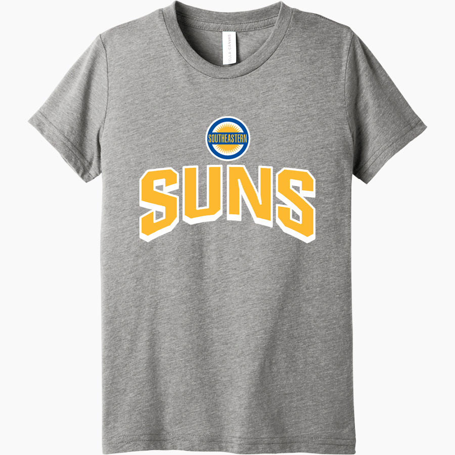 SOUTHEASTERN HIGH SCHOOL SUNS <span class="pdp-name-mascot">SOUTHEASTERN SUNS /LADY</span> Bella+Canvas Youth Triblend SS Tee
