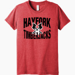 Hayfork Timberjacks Bella+Canvas Youth Triblend SS Tee Front Thumbnail