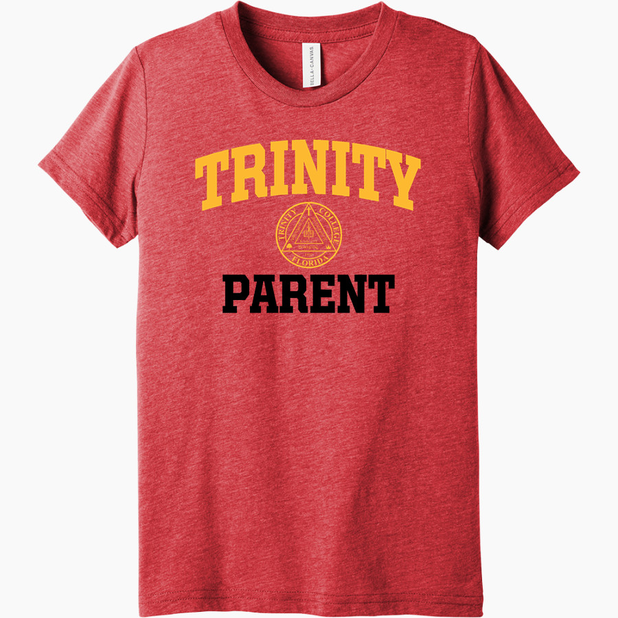 Trinity Tigers <span class="pdp-name-mascot">Trinity College of Florida Tigers</span> Bella+Canvas Youth Triblend SS Tee