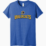 Brawley Union Wildcats <span class="pdp-name-mascot">Brawley Union Wildcats</span> Bella+Canvas Youth Triblend SS Tee Front Thumbnail