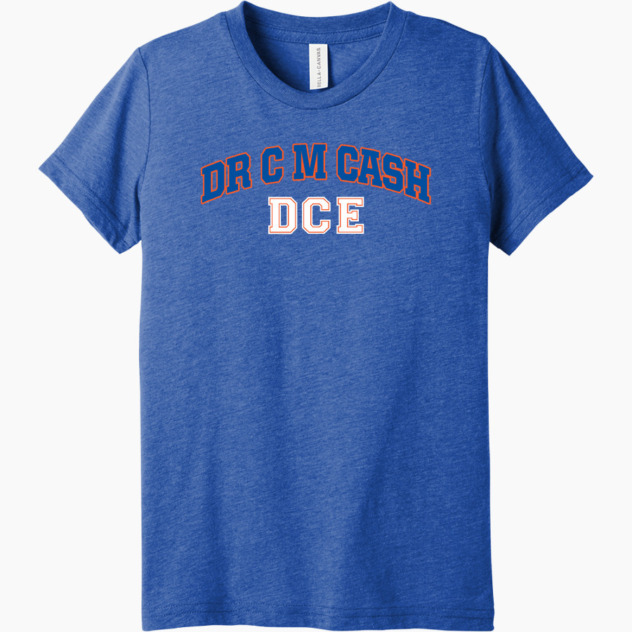 Dr C M Cash Pups <span class="pdp-name-mascot">Dr C M Cash Pups</span> Bella+Canvas Youth Triblend SS Tee