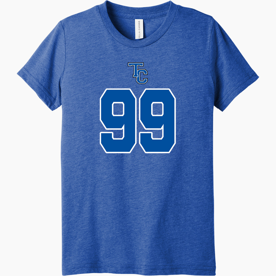TRINITY COLLEGIATE SCHOOL TITANS <span class="pdp-name-mascot">TRINITY COLLEGIATE TITANS</span> Bella+Canvas Youth Triblend SS Tee