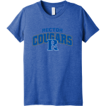 RECTOR HIGH SCHOOL COUGARS <span class="pdp-name-mascot">RECTOR COUGARS</span> Bella+Canvas Youth Triblend SS Tee Front Thumbnail
