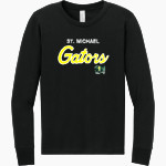 St. Michael Gators <span class="pdp-name-mascot">St. Michael Catholic School Gators</span> BELLA+CANVAS Youth Jersey Long Sleeve Tee Front Thumbnail