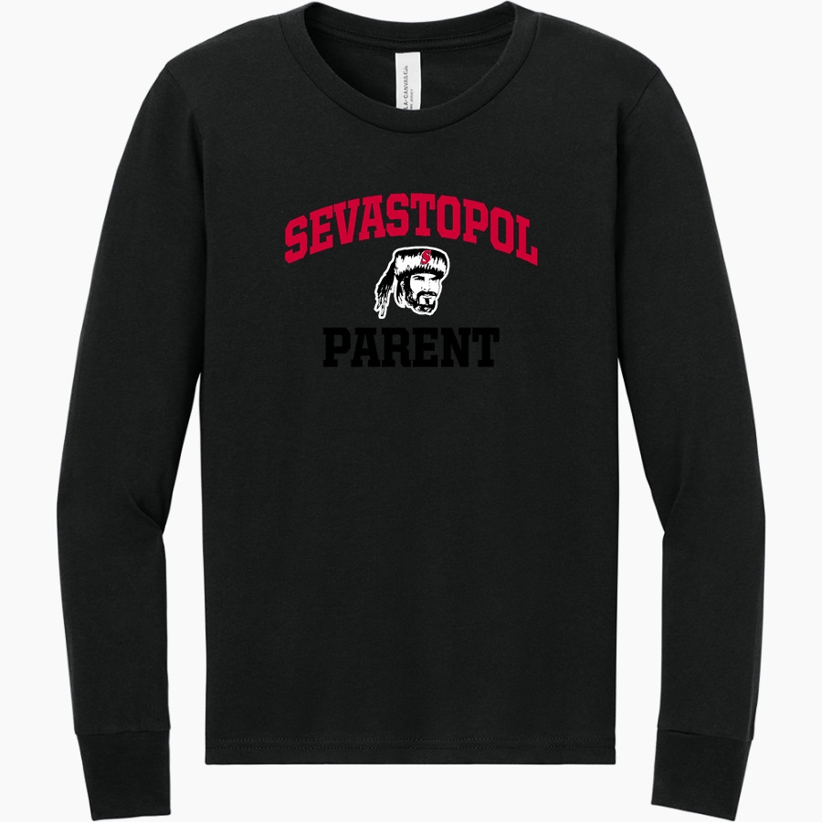 SEVASTOPOL HIGH SCHOOL PIONEERS <span class="pdp-name-mascot">SEVASTOPOL PIONEERS</span> BELLA+CANVAS Youth Jersey Long Sleeve Tee