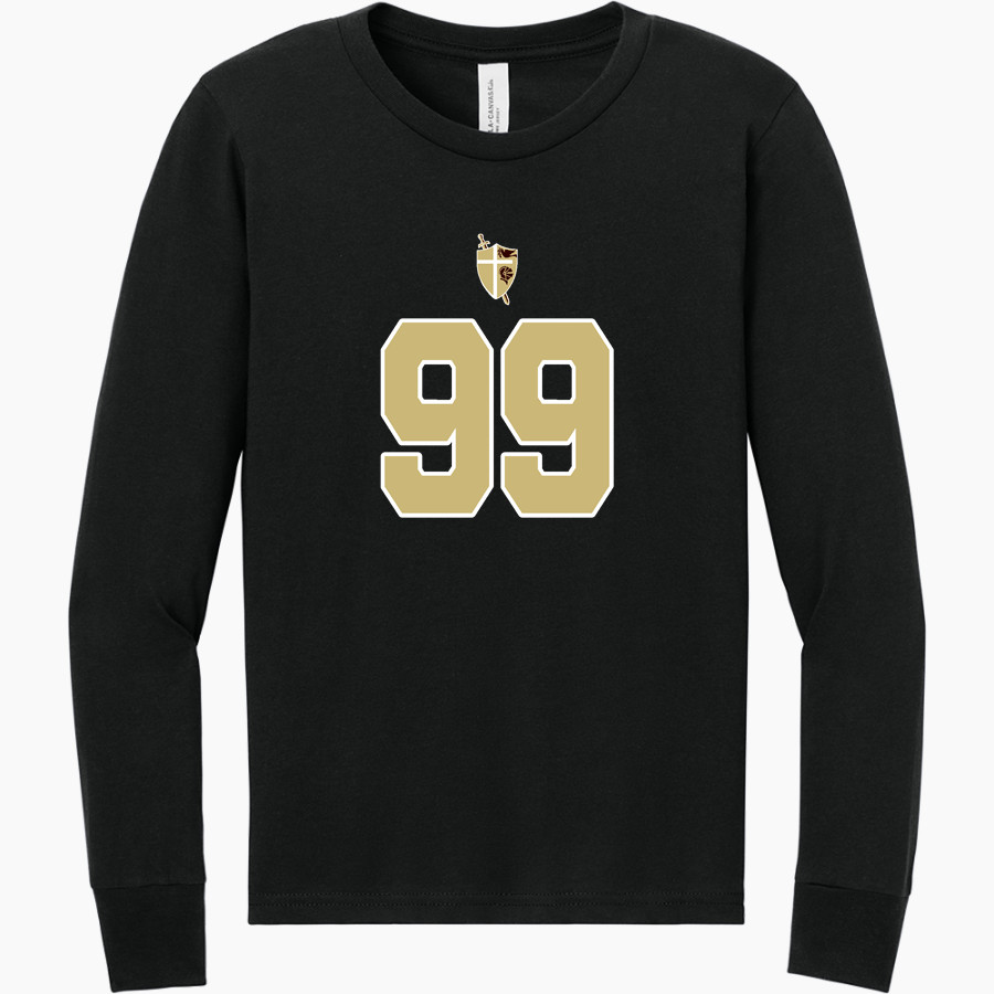 St. FRANCIS HIGH SCHOOL GOLDEN KNIGHTS <span class="pdp-name-mascot">SAINT FRANCIS GOLDEN KNIGHTS</span> BELLA+CANVAS Youth Jersey Long Sleeve Tee