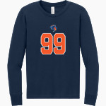 Jewish Leadership Academy Jaguars <span class="pdp-name-mascot">Jewish Leadership Academy Jaguars</span> BELLA+CANVAS Youth Jersey Long Sleeve Tee Front Thumbnail