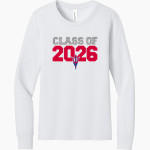 BURLINGTON HIGH SCHOOL RED DEVILS <span class="pdp-name-mascot">BURLINGTON RED DEVILS</span> BELLA+CANVAS Youth Jersey Long Sleeve Tee Front Thumbnail
