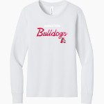 Anniston Bulldogs <span class="pdp-name-mascot">Anniston Bulldogs</span> BELLA+CANVAS Youth Jersey Long Sleeve Tee Front Thumbnail