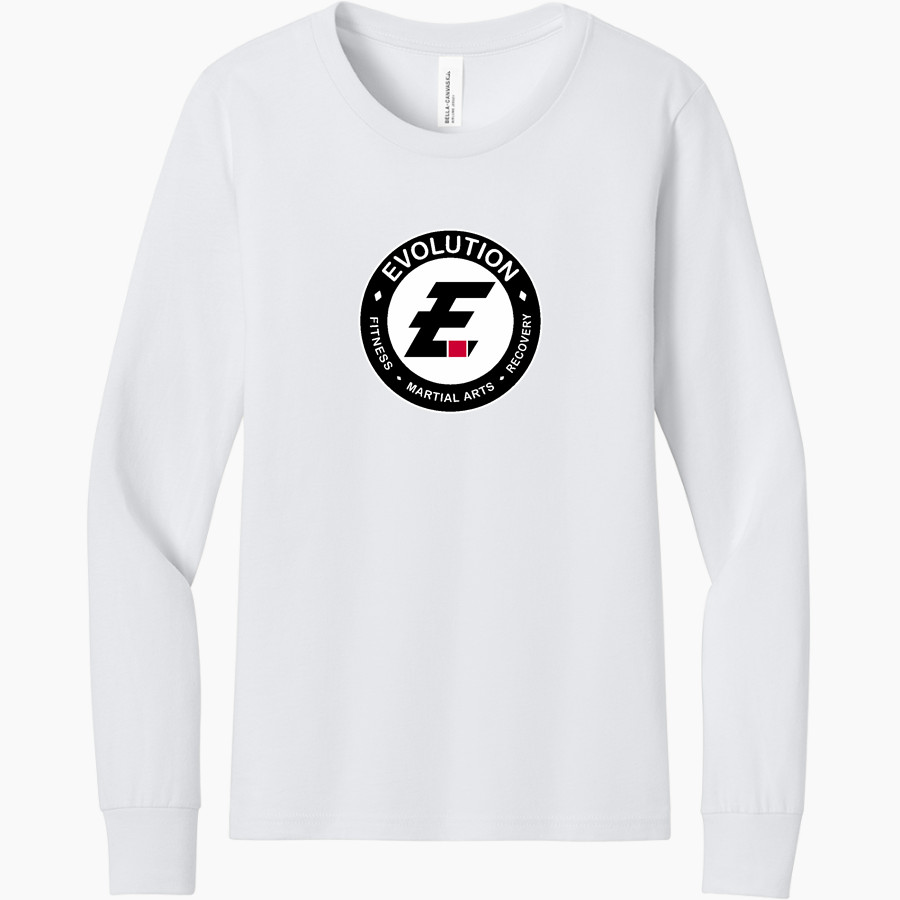 Evolution Lowell Evolution Lowell <span class="pdp-name-mascot">Evolution Lowell</span> BELLA+CANVAS Youth Jersey Long Sleeve Tee