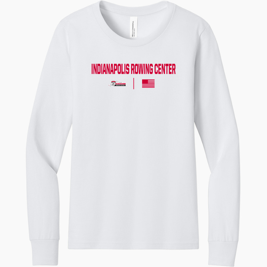 Indianapolis Rowing Center Indianapolis Rowing <span class="pdp-name-mascot">Indianapolis Rowing Center</span> BELLA+CANVAS Youth Jersey Long Sleeve Tee